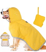 New size XL , SlowTon Dog Raincoat for Large