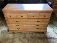 Vintage Double Dresser, Four Drawers