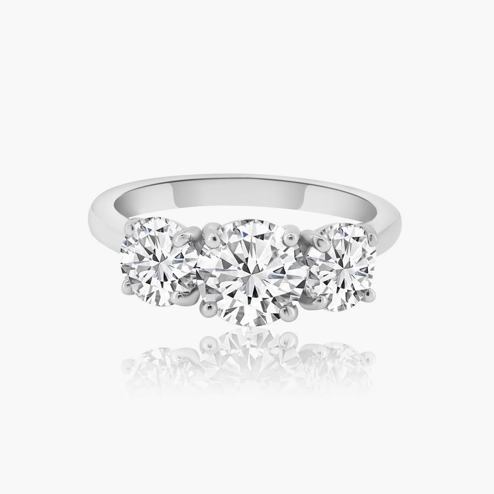 14K WHITE GOLD 3.00CT DIAMOND RING