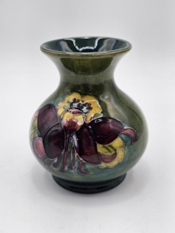 MOORCROFT AQUALISA VASE - 3.75" TALL