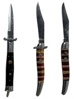 Vintage Switchblade Knives Rizutto Estileto Milano