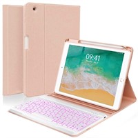 Keyboard Case for iPad Air-2 9.7 Inch 2014, 7-Colo