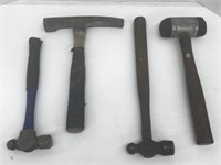 Lot of assorted hammers