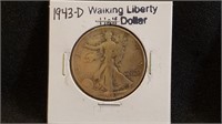 1943D Walking Liberty Half Dollar