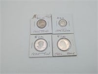 Assorted Lot of Proof Coins Dime Nickel Dollar