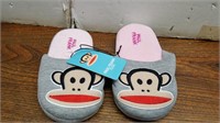 NEW Paul Frnak Monkey Slippers Kids Size 11-12