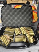 Gun case is full of ammo