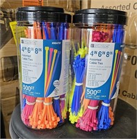 1000 PC. Assorted Zip Ties