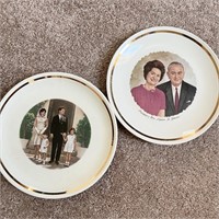 JFK and LBJ Collector Plates