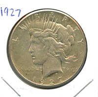 1927 Peace Silver Dollar