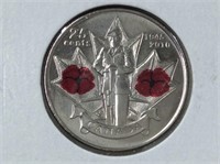 2010 25 Cents Can Poppies Ms-66