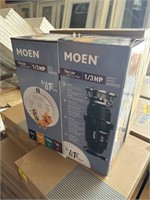 2- MOEN 1/3hp GXP33C PRO DISPOSAL'S