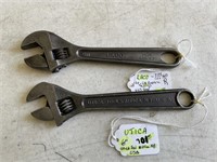 Laco 6", Utica 6" Crescent Wrenches
