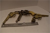 3 - Roy Rodgers Cap Guns requiring repair or for