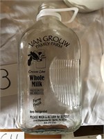 Van Grouw Family Farm Milk Bottle