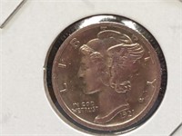 1921 Mercury dime token