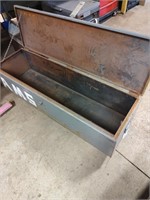 Large, steel rolling toolbox