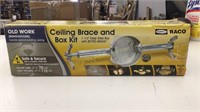 Hubbell Raco Ceiling Brace and Box Kit 936XL