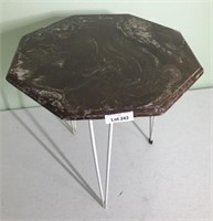 Marble Top on Stand 15" X 15" X 15" Tall