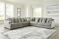 Ashley Bayless Three Piece Sectional with Ottoman