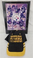 Pittsburgh Steelers Wall Plaque & Hat