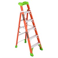 6 ft. Fiberglass Ladder 300 lbs. Type IA Duty