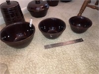 Set of Vintage Marcrest Mixing Bowls (Good)