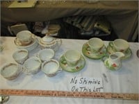 Vintage Porcelain Cup & Saucer Sets / Tea Sets