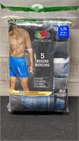 New Size Large Fruit Of The Loom Boxers