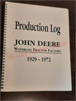 1929-1972  Production log Waterloo tractor