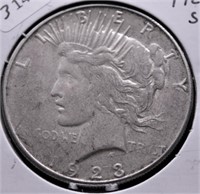 1923 S PEACE DOLLAR  XF