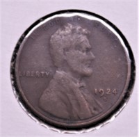 1924 S LINCOLN CENT VF