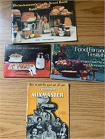 Lot of 4 VTG Cook Booklets Appliance Books