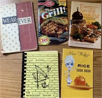 Lot of 5 VTG Cook Books