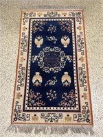 Small 1940s Chinoiserie Rug