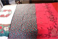 Christmas Table Linens - Three Varieties