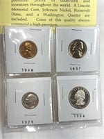 Set of 4 Proof set Coins