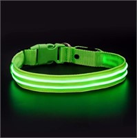 Geekman LED Dog Collar, LED Glow Collar with USB R
