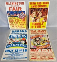 Vintage Circus Advertising Posters