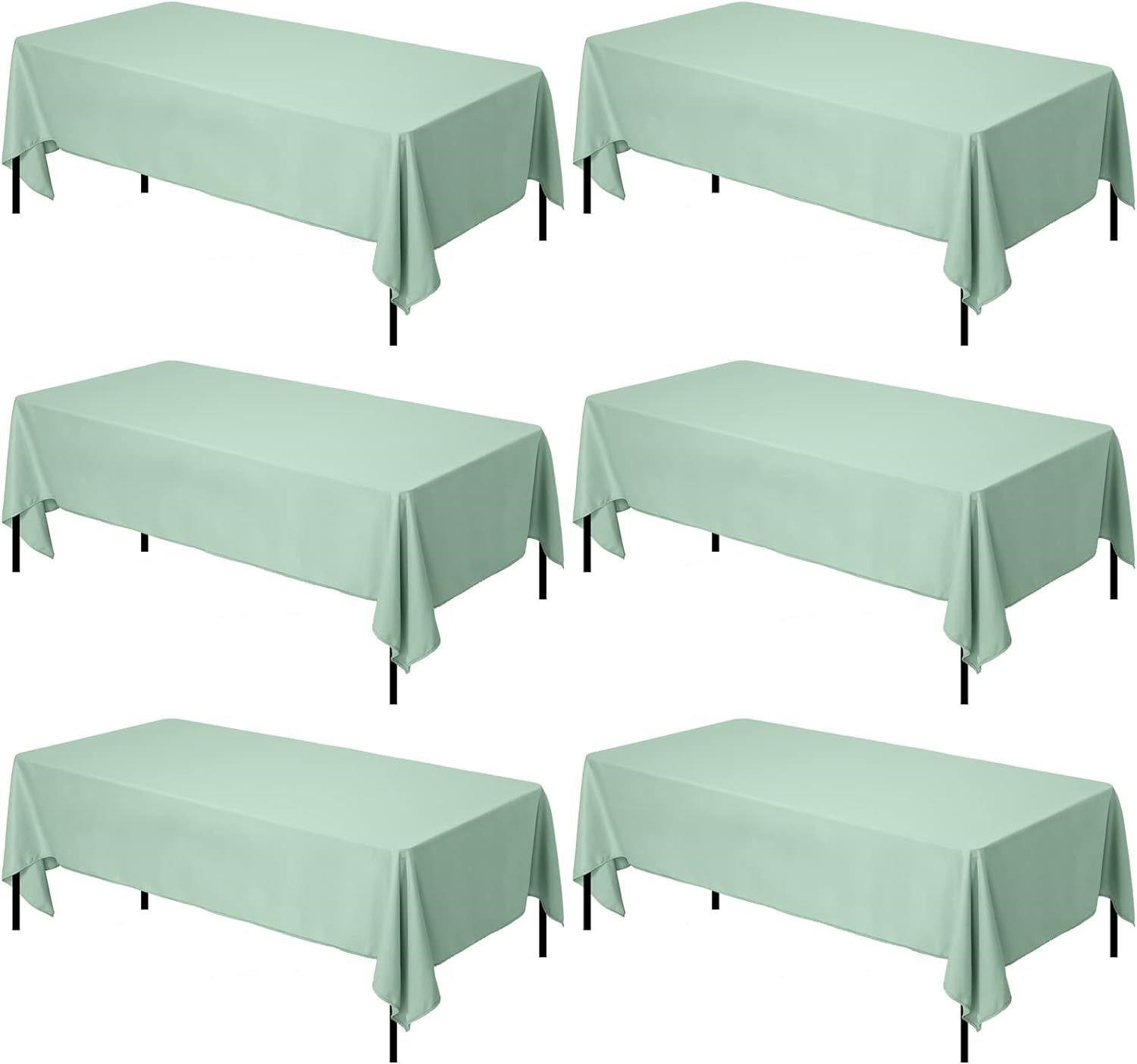 Queekay Sage Green Tablecloth-10 PCS