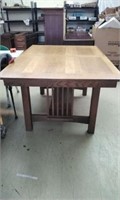 Mission Style Trestle Dining Table