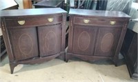 Pair of Small Mahogany Sideboards