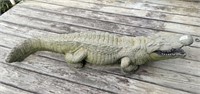 Concrete Alligator Statue