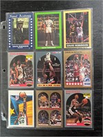 Lot basketball cards