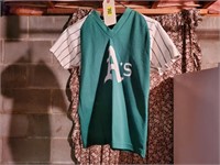 A's baseball jersey
size small