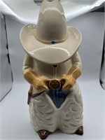 Vtg. XL Cowboy Cookie Jar