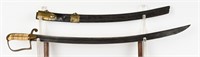 M1821 ARTILLERY SABER OR SWORD W SCABBARD