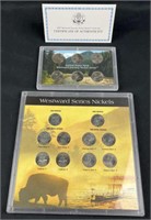 (2) 2005 Westward Journey Nickels Sets