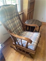 Rocking chair and small table