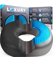 ($59) H. Charcoal Donut Pillow for Tailbone Pain
